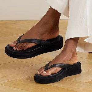 ATP Atelier Roseo Suede Platform Sandals